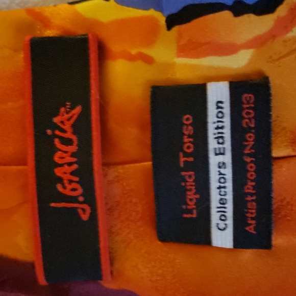 JERRY GARCIA Collector's Edition Liquid Torso Tie Dye Watercolor Modern - Picture 6 of 10